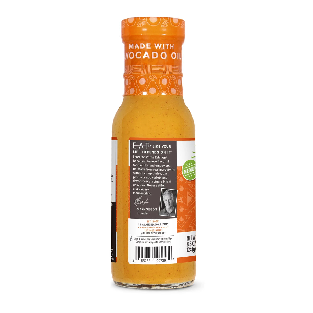 Medium Heat Buffalo Sauce 8.5 oz Pack Of 6 B52465