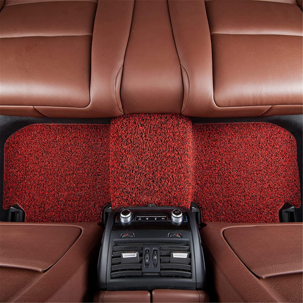 Black Red 3 Piece Rubber Car Floor Mats E610426