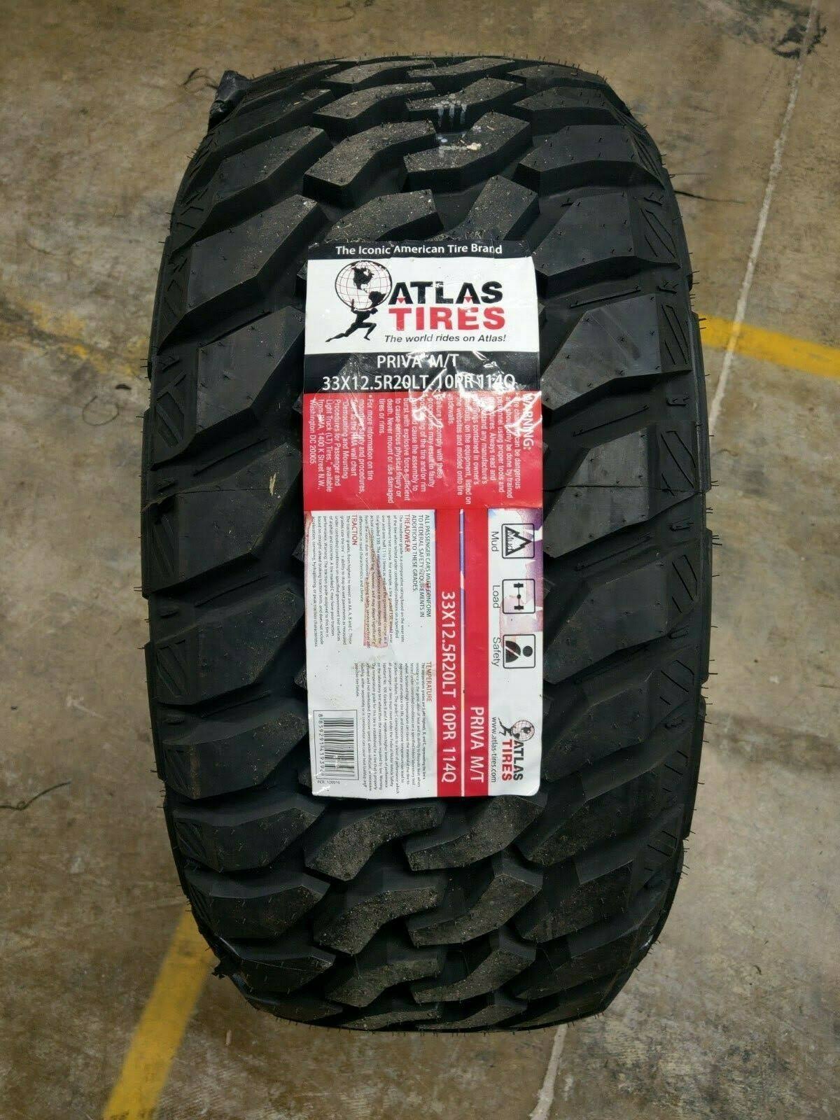 LT 33x12.50R20 Load E 10 Ply Mud Tire P82859