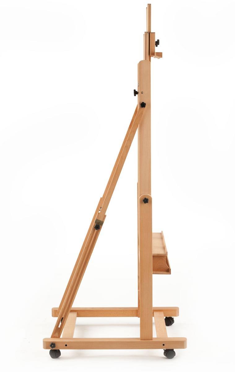 X-Large Beech Wood Floor Easel with Locking Wheels J457991