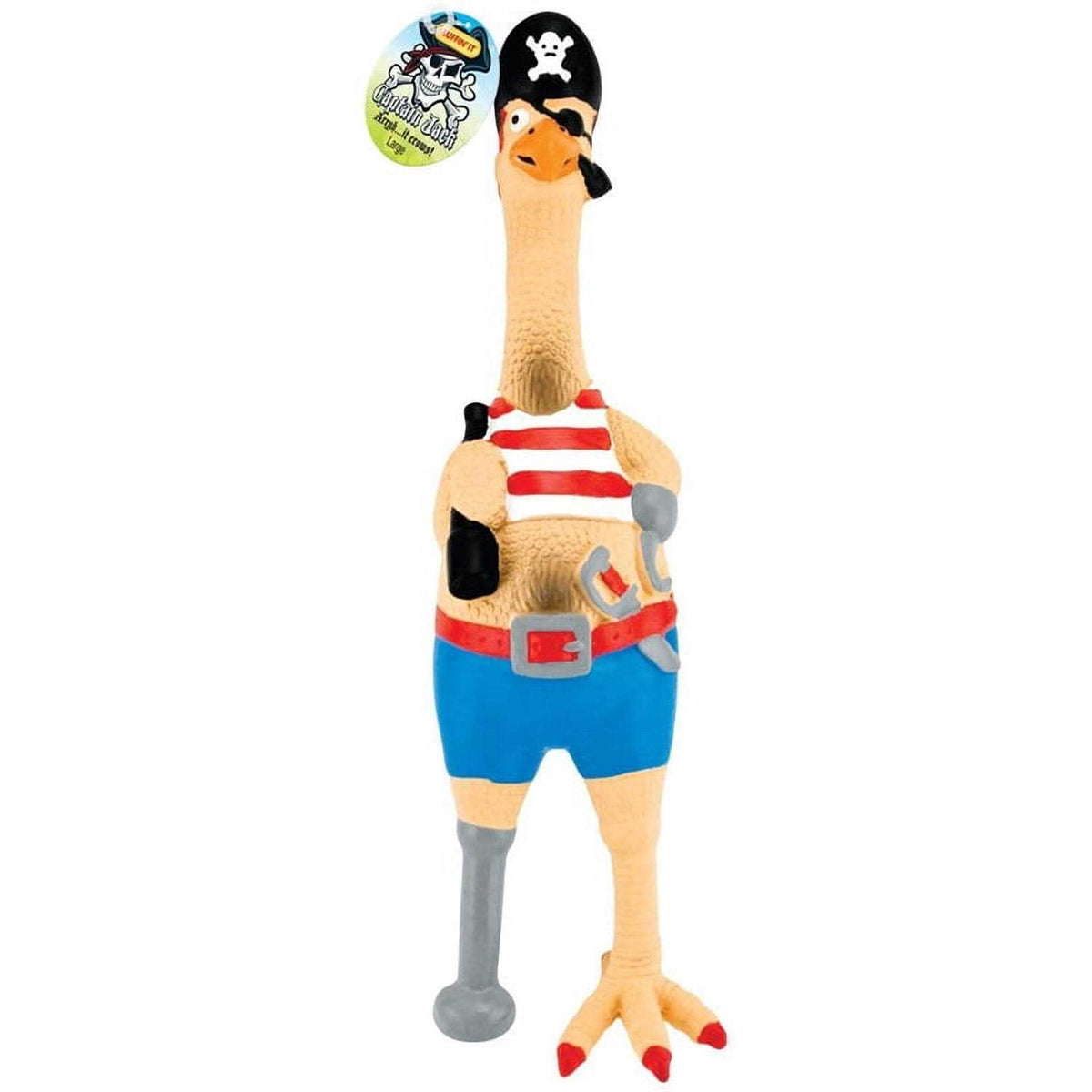 Rubber Chicken Dog Toy I4851