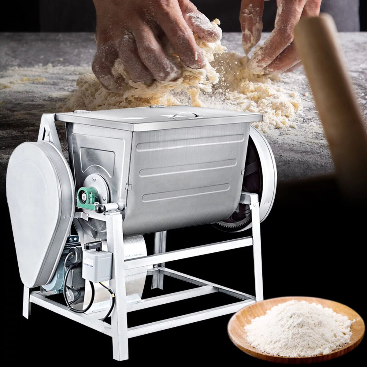 30 QT Electric Dough Mixer with 1500W Motor A828