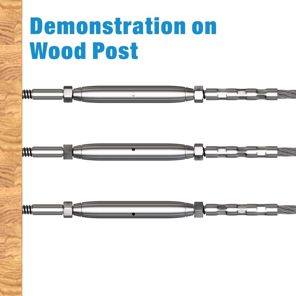 Heavy Duty Cable Railing Swage Tool for 1/8 to 3/16 inch Stainless Steel Wire Rope J689