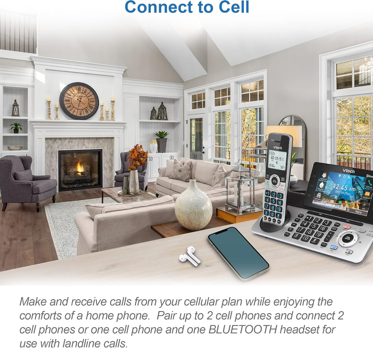 3-Handset Expandable Cordless Phone with Answering System O241