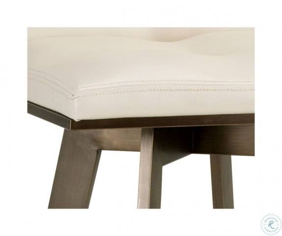 Cream Swivel Bar Stool S7414