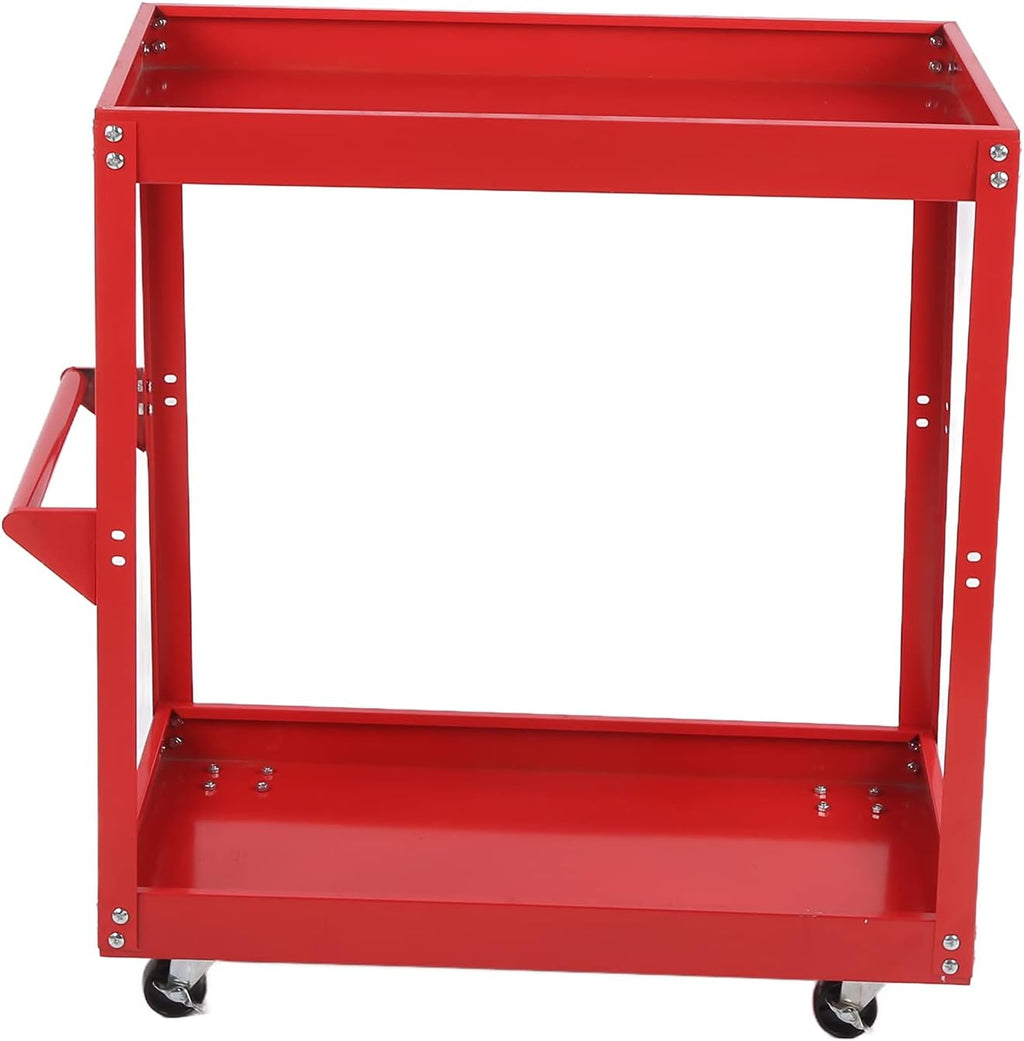 Utility Cart 2-Tray Rolling Storage Trolley H11904