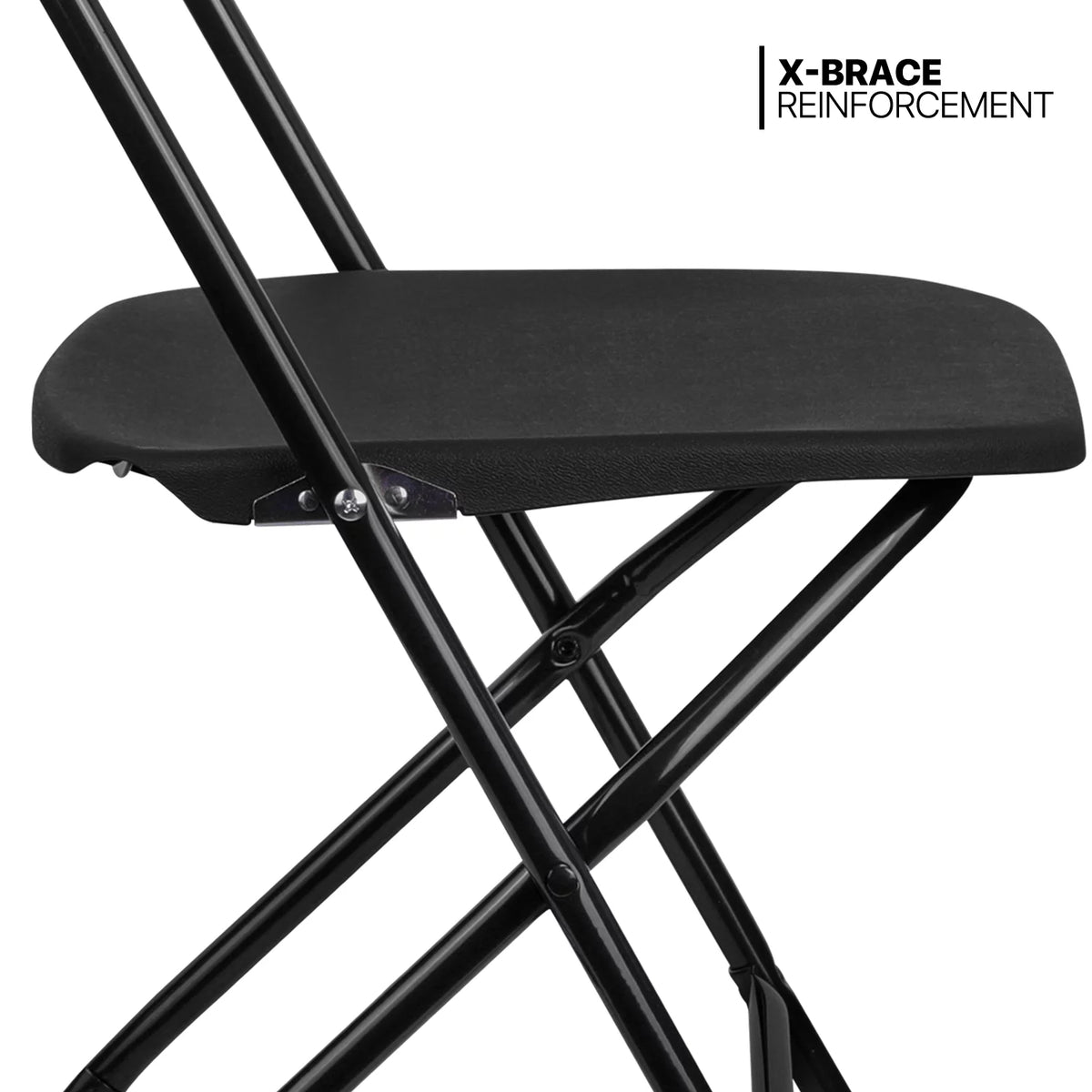 11 Pieces White Folding Plastic Table and Chair Set U27536