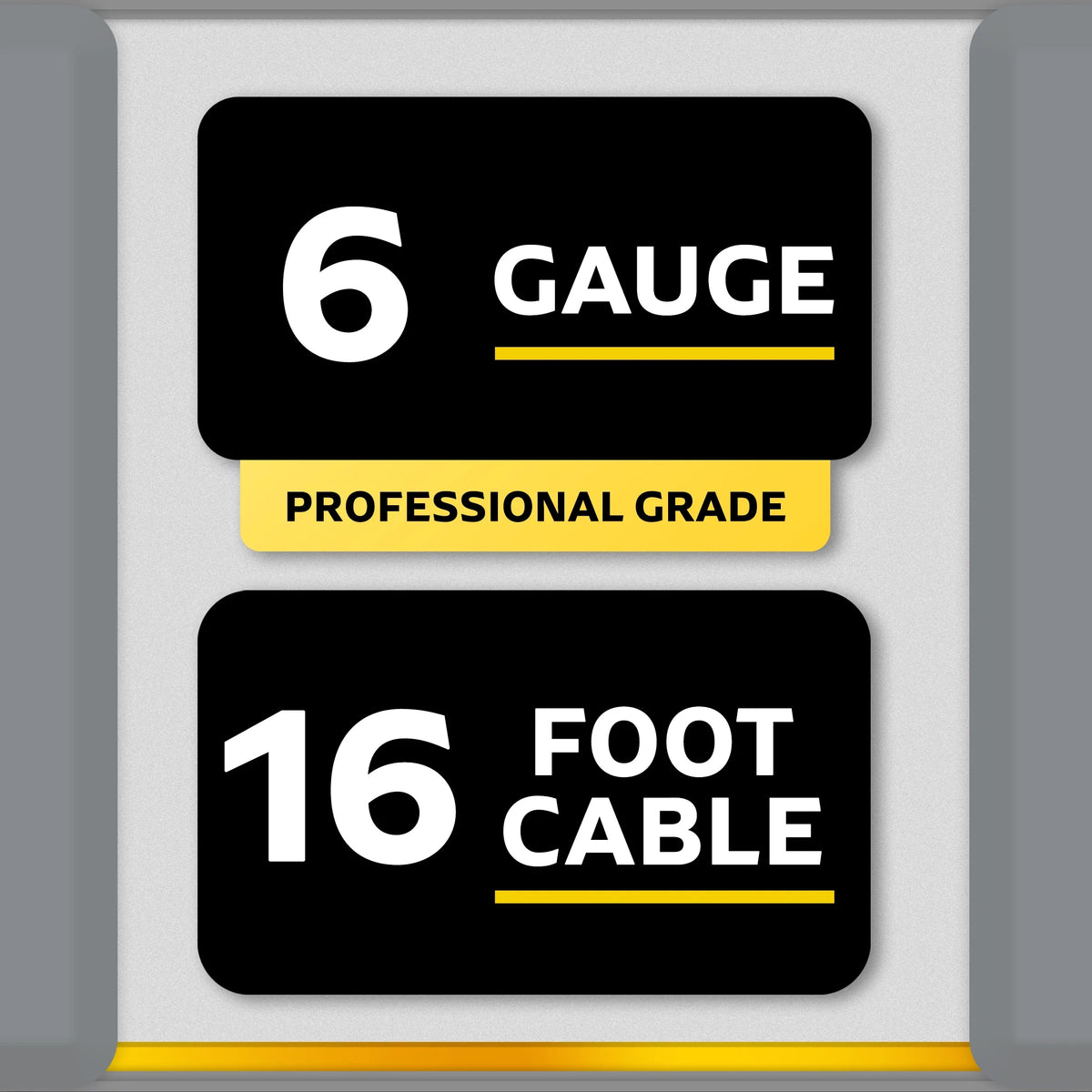 6-Gauge Heavy Duty 16-Foot Booster Cables K410