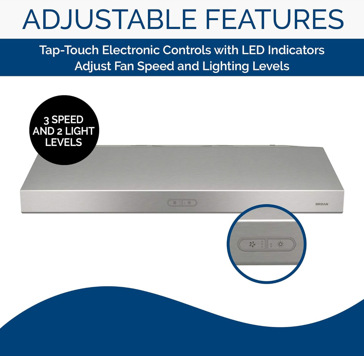 Stainless Steel Range Hood with Light J38967