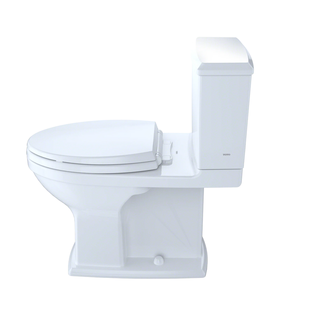 Cotton White Two-Piece Elongated Dual Flush Toilet E6588