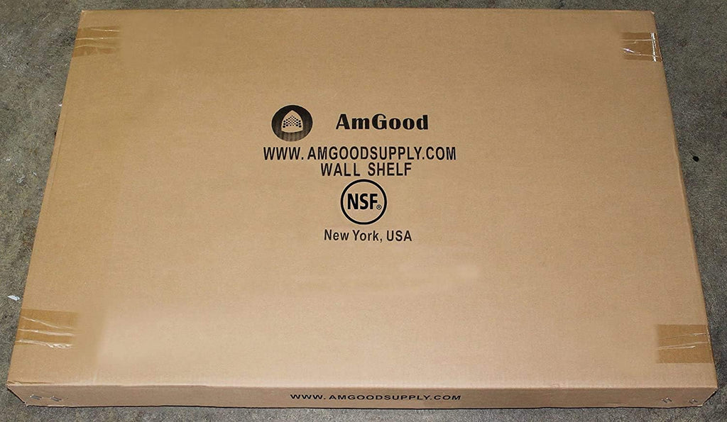 Stainless Steel Wall Mount Floating NSF Shelving V79430