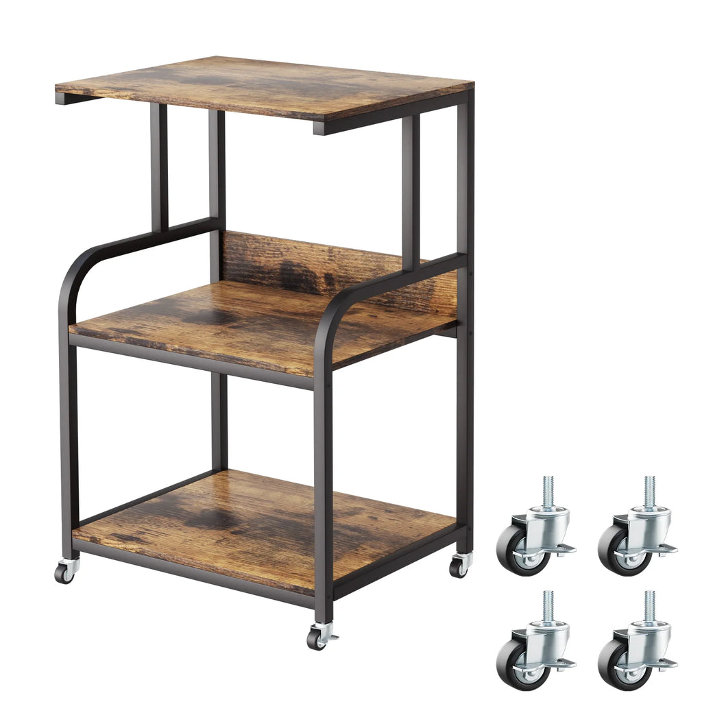 Large 3 Tier Printer Stand with Wheels L6552