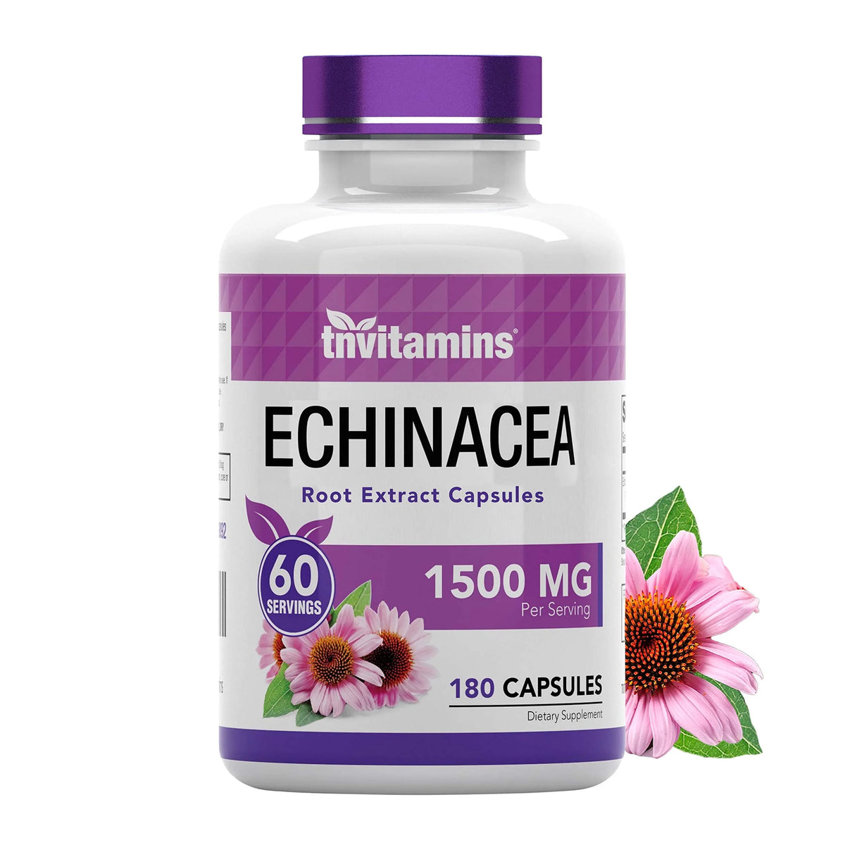 Echinacea Root Herbal Extract 1500 MG 180 Capsules C457