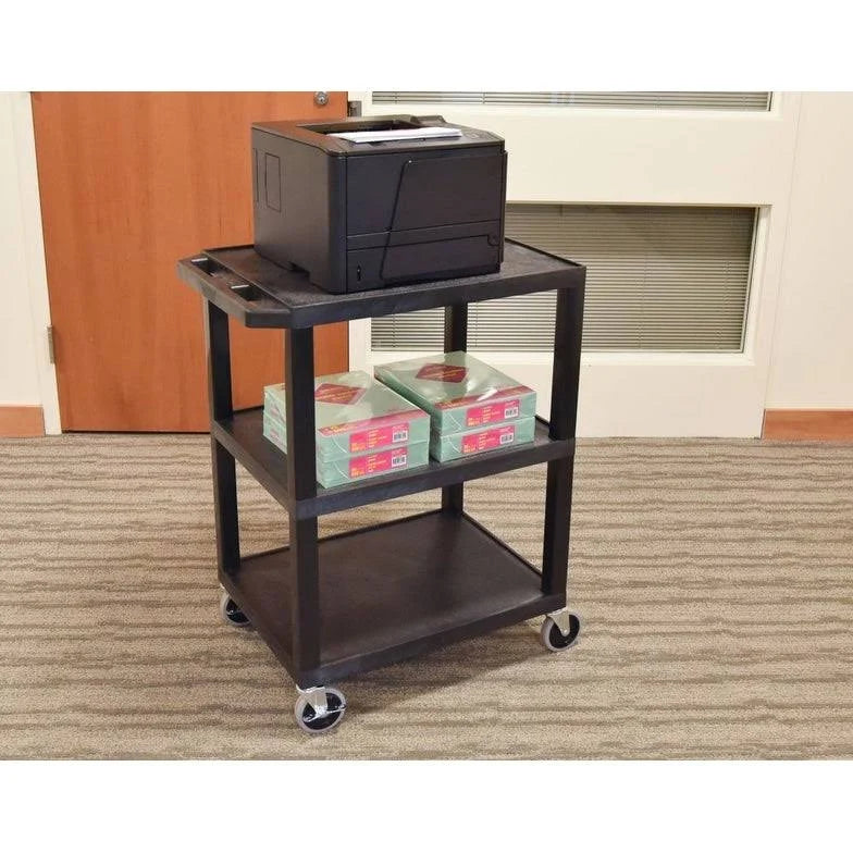 Black Shelf Utility Cart A408082