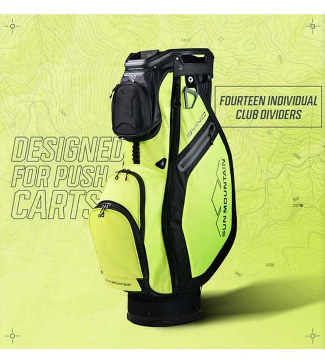 Black Gray Camo Gold Cart Bag X67387