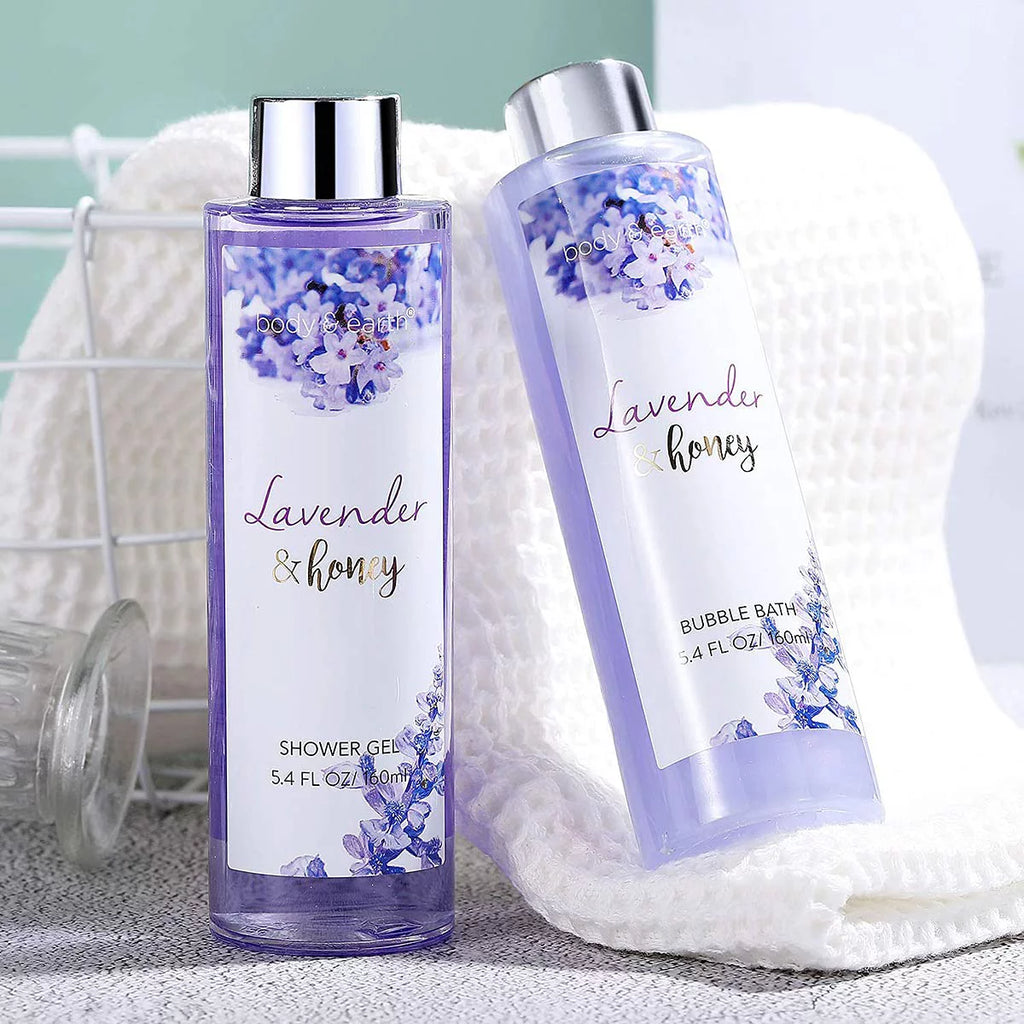 8 Pcs Lavender and Honey Spa Gift Sets D7671