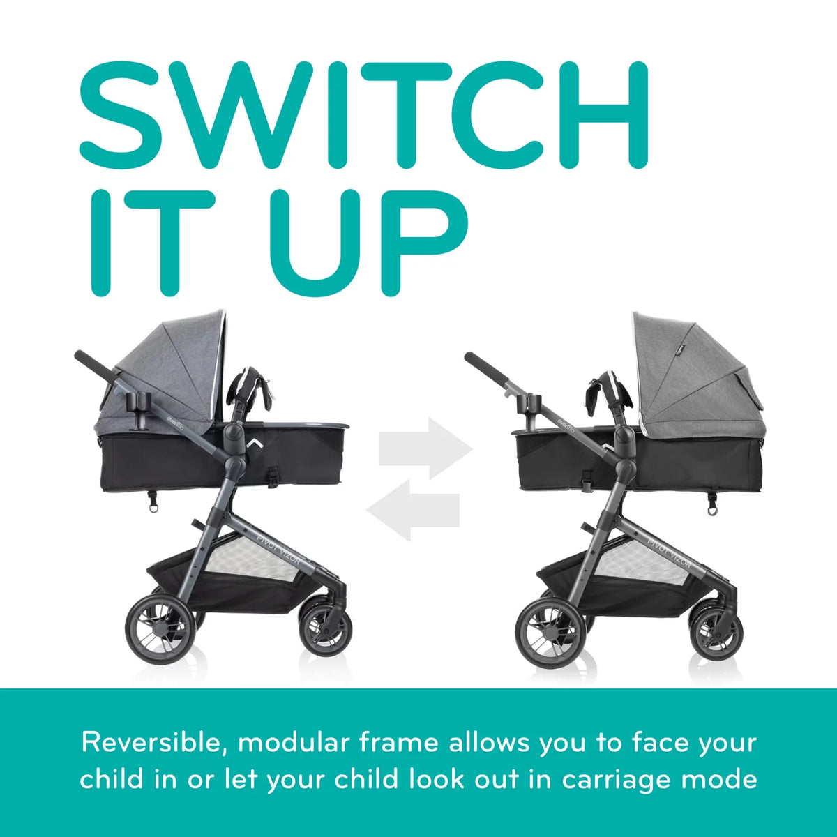Black Unisex Travel System with Infant Car Seat P177