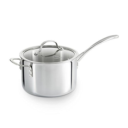 Tri-Ply Stainless Steel 1-1/2-Quart Sauce Pan with Cover H356789