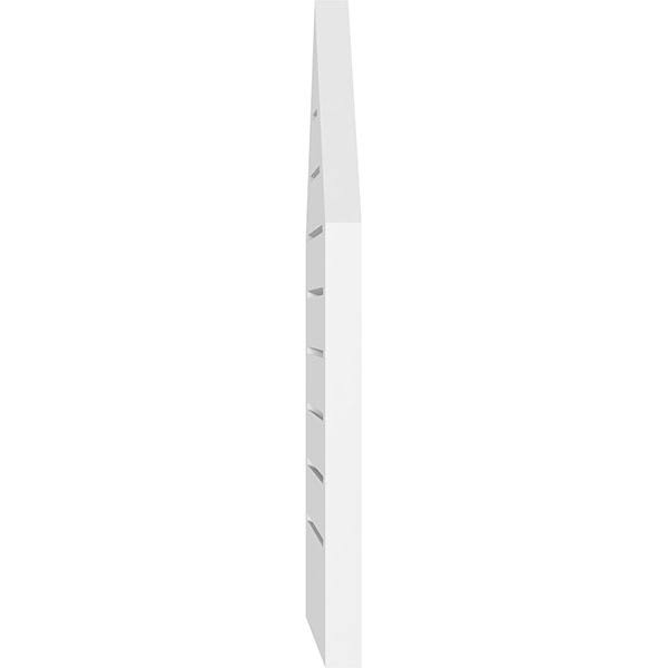 Peaked Top Surface Mount PVC Gable Vent D792707