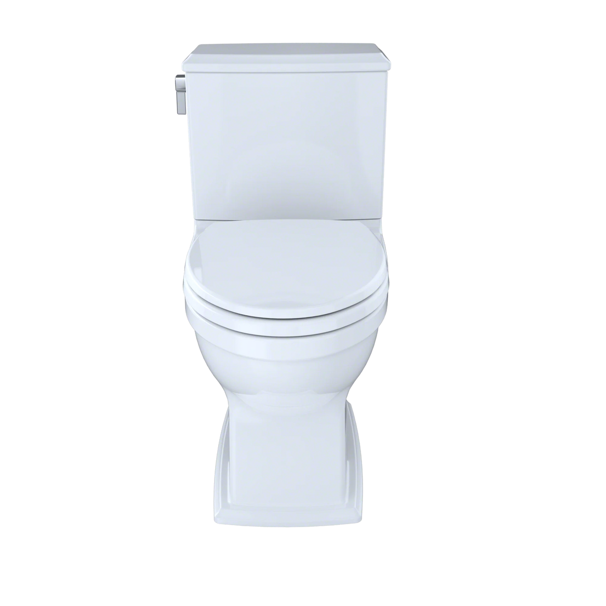 Cotton White Two-Piece Elongated Dual Flush Toilet E6588