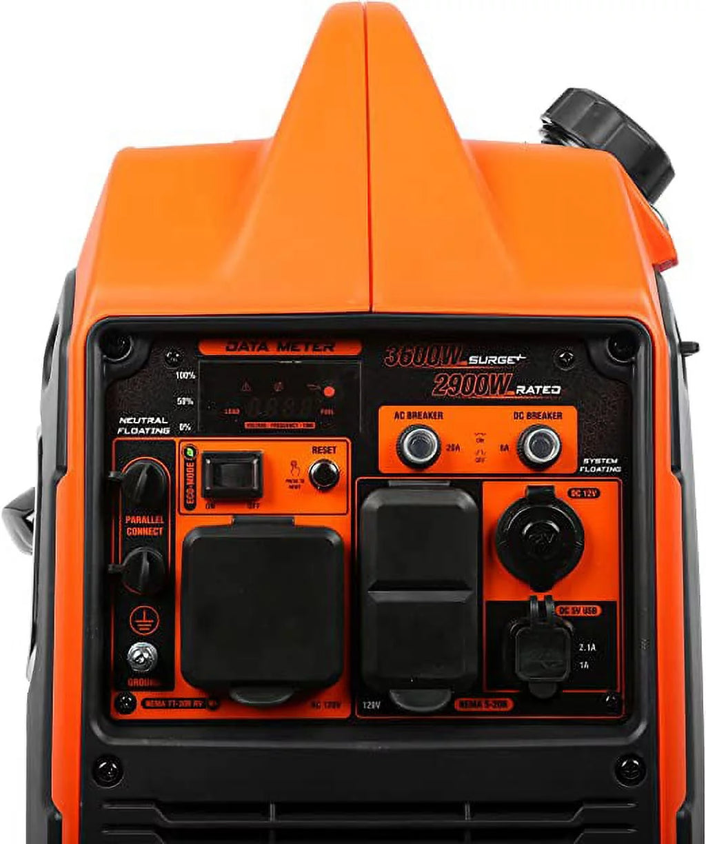 3600-Watt Portable Inverter Generator with Fuel Shut Off S782515