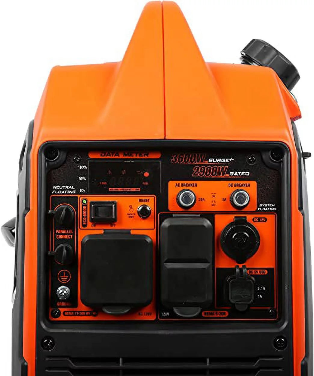 3600-Watt Portable Inverter Generator with Fuel Shut Off S782515