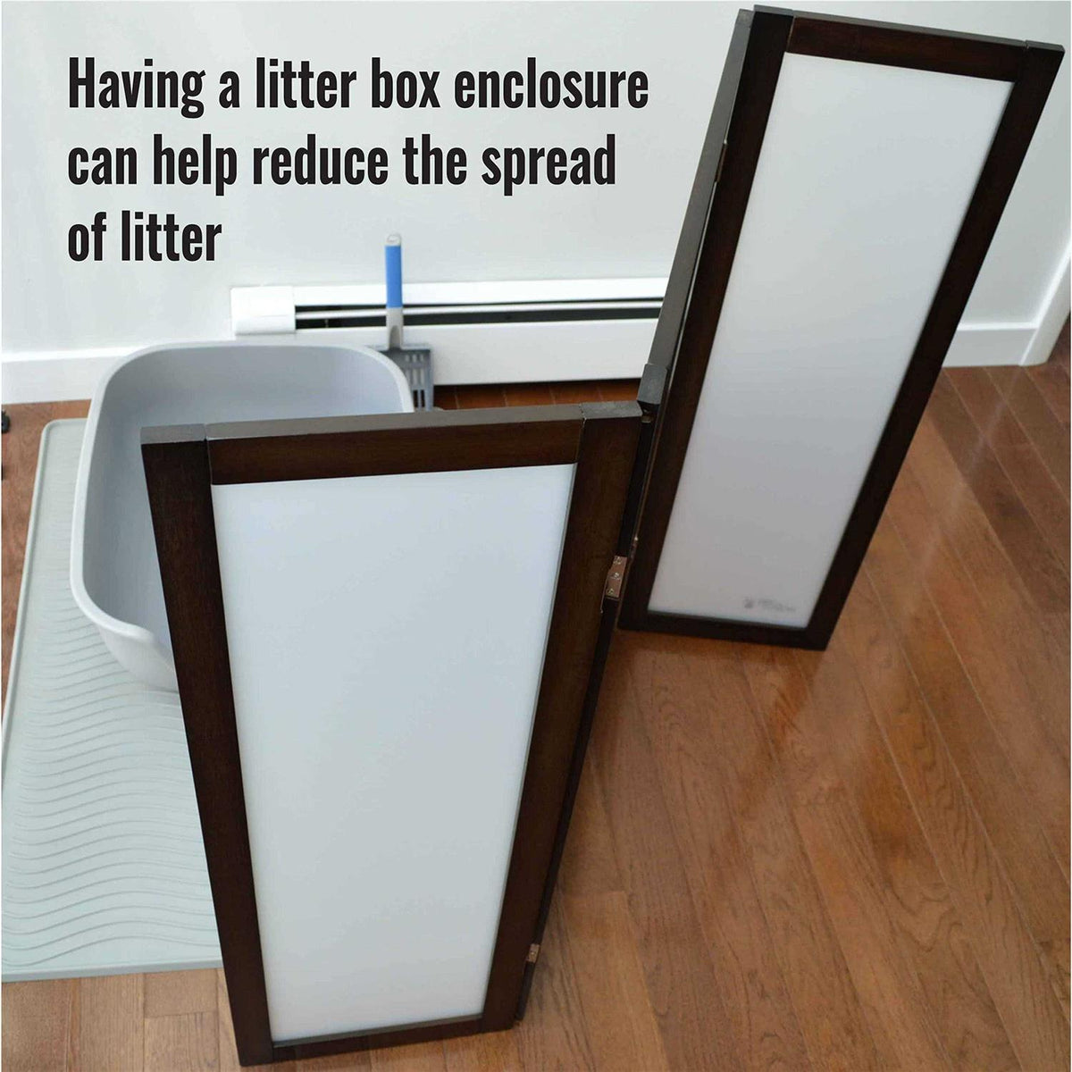 Cat Litter Box Privacy Screen U71329