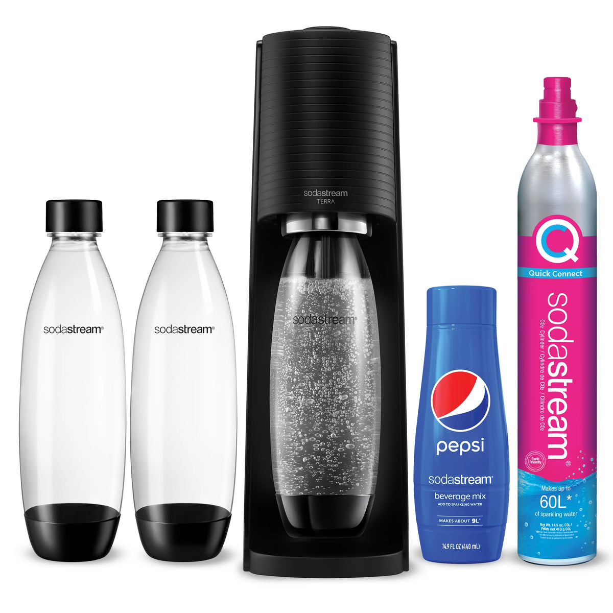 Black Sparkling Water Maker B9044