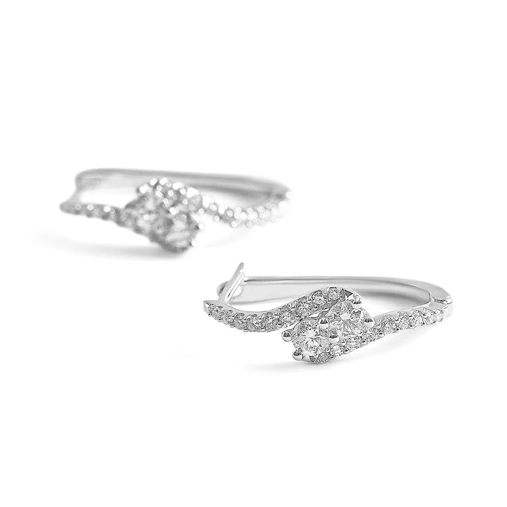 Interlocking Hoop Earrings U745871