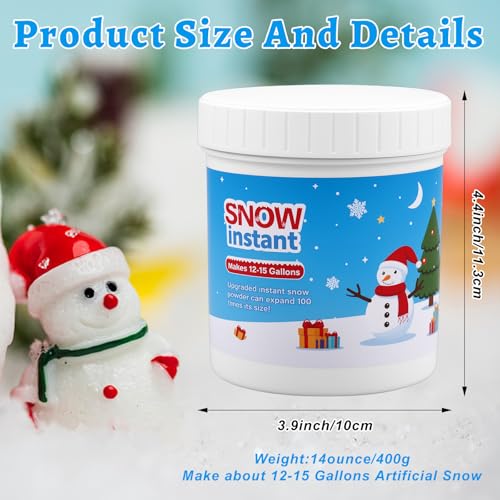 Instant Snow Powder Makes 14 Gallons Artificial Snow S78454