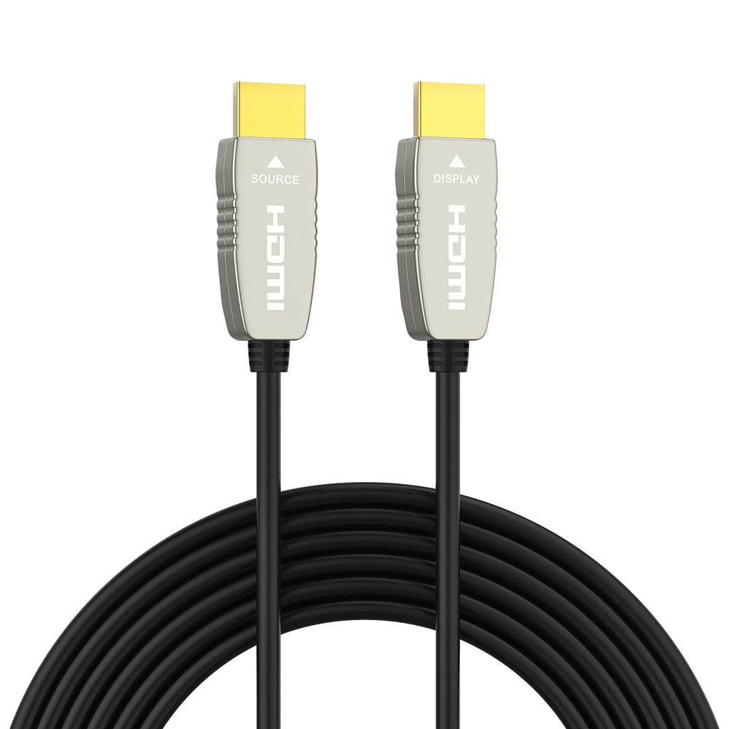 CL2 Rated Fiber HDMI Cable 100 feet 4K60Hz HDMI2.0b 18Gbps ARC HDR10 HDCP2.2 YUV4:4:4 Slim Flexible HDMI Optic Cable with Optic Technology 30m H722