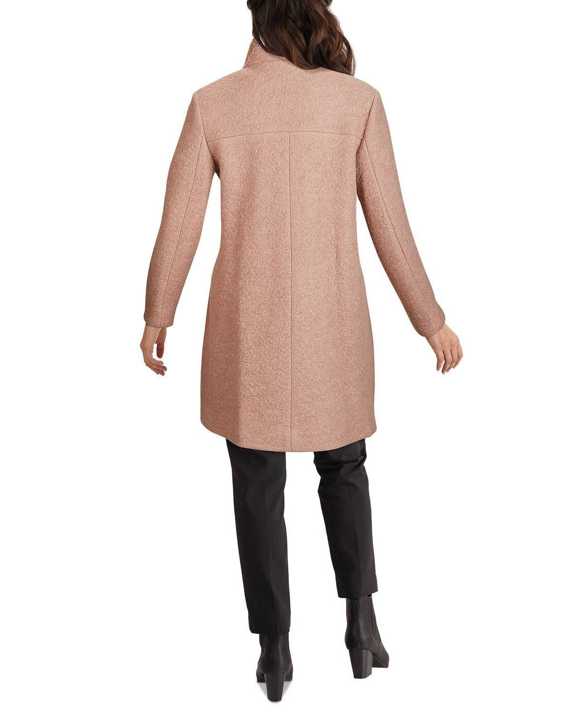 Blush Boucle Walker Coat S3079