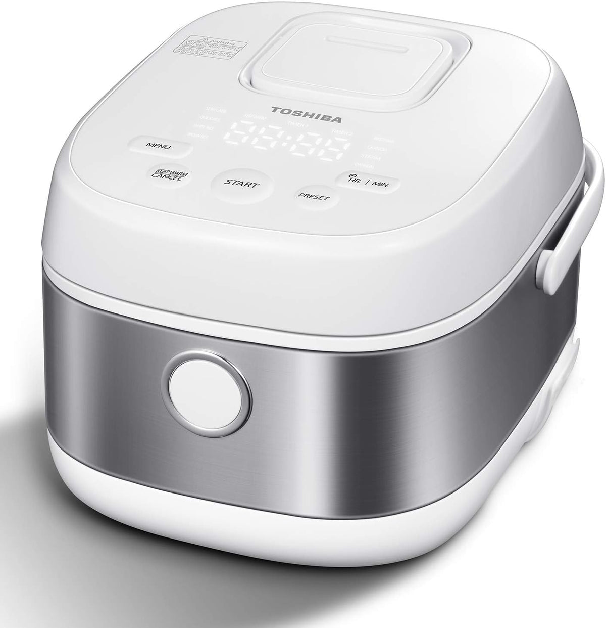 White 5.5 Cups Digital Multi-functional Rice Cooker R760192
