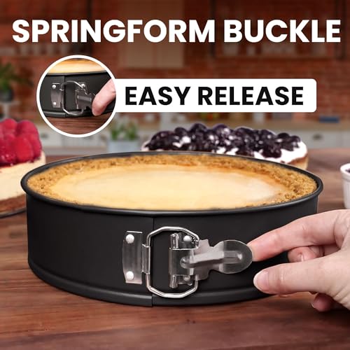 9 Inch Nonstick Springform Pan with Removable Bottom M4325