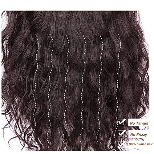 Dark Brown 12" Silktop Human Hair Topper T514547