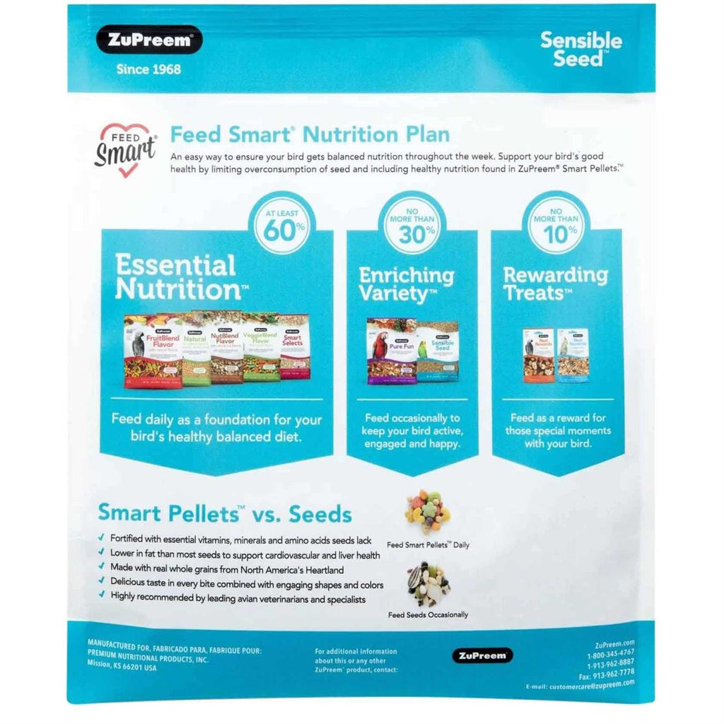 Sensible Seed Bird Food for Parrots & Conures E40251