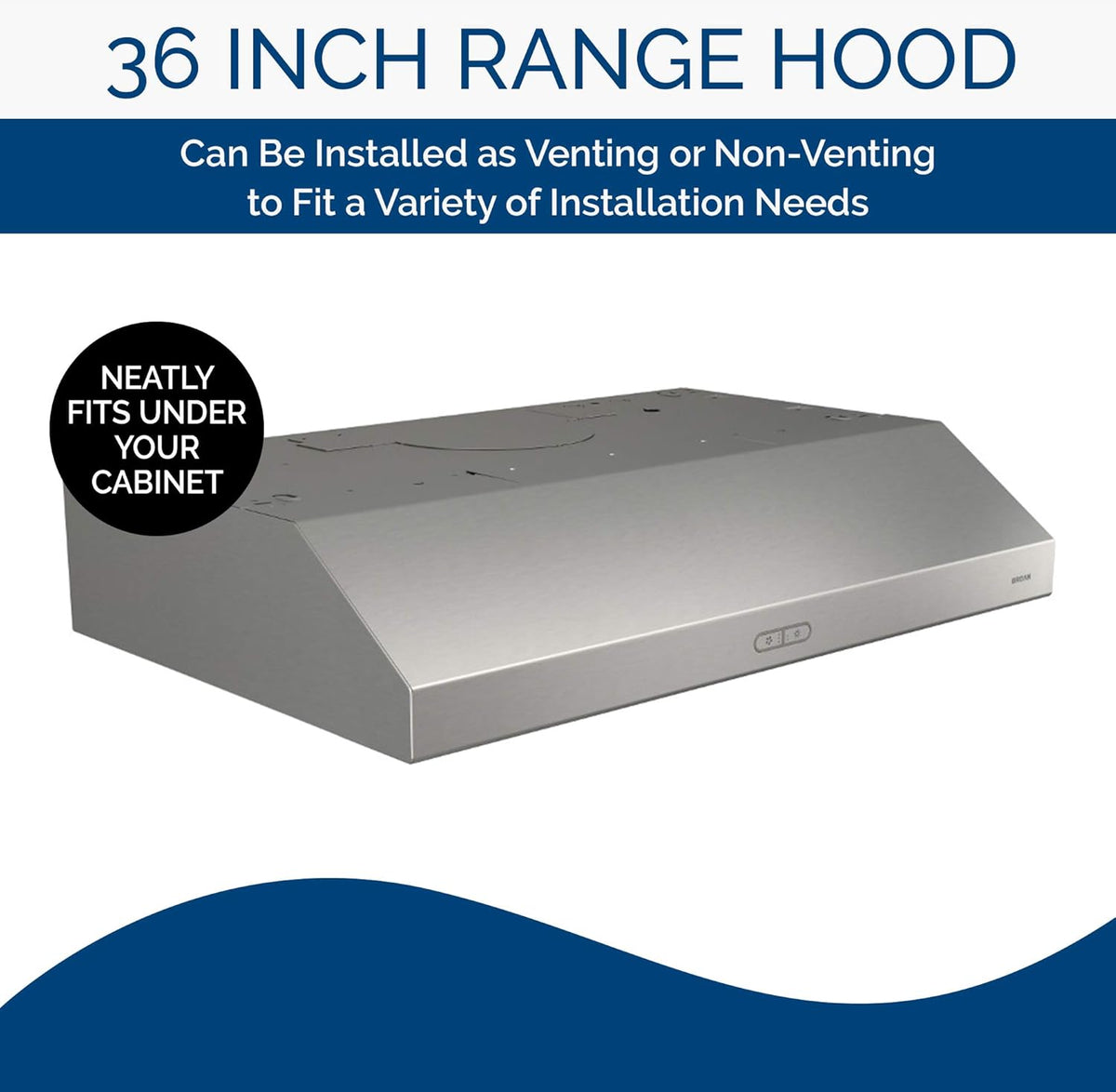 Stainless Steel Range Hood with Light J38967