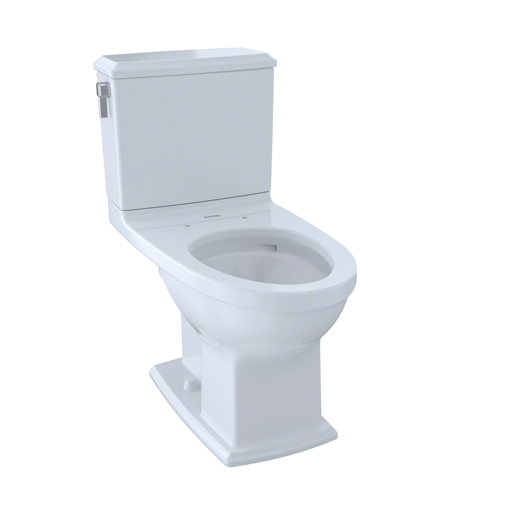 Cotton White Two-Piece Elongated Dual Flush Toilet E6588