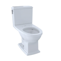 Cotton White Two-Piece Elongated Dual Flush Toilet E6588