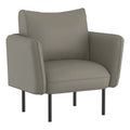 Grey-Beige & Black Accent Chair A356