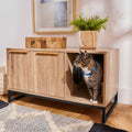 Two Door Bench Cat Litter Box Cover M828269