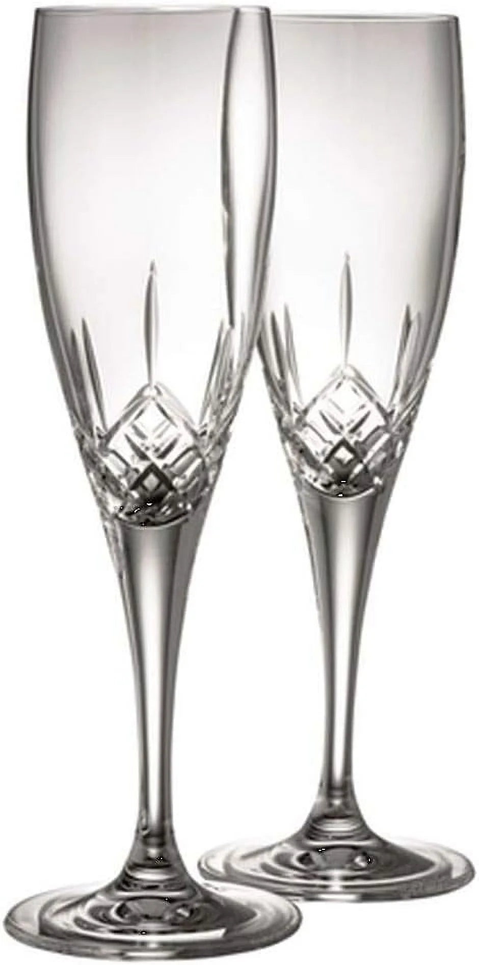 Clear Glass Flute Pair M675