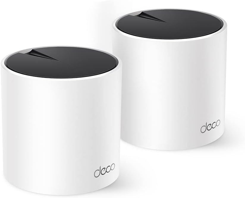 TP-Link Deco AX3000 WiFi 6 Mesh System (Deco X55) - Covers up to 6500 Sq.Ft. , Replaces Wireless Router and Extender, 3 Gigabit ports per unit, supports Ethernet Backhaul (3-pack) A246938