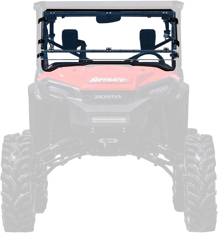 Flip/Fold Down 2-in-1 Windshield for Honda Pioneer 1000/1000-5 Q58081