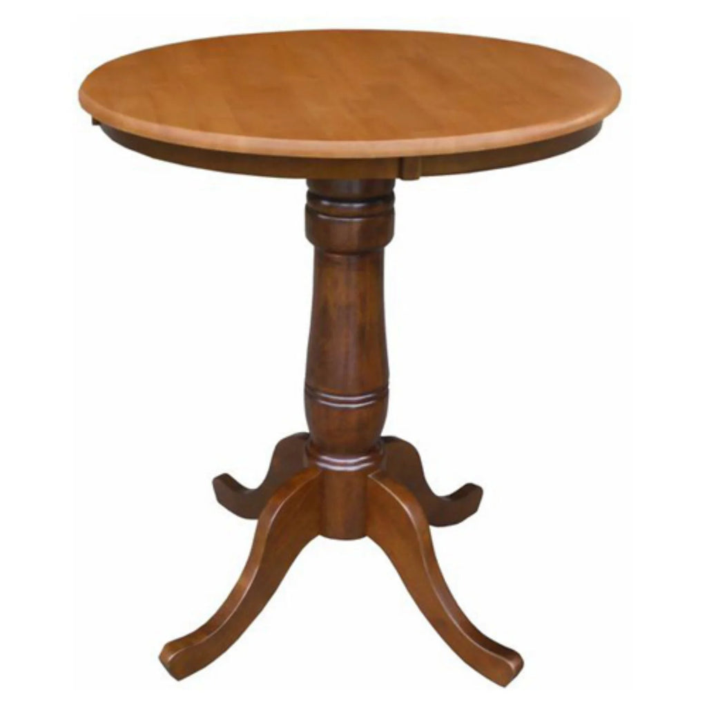 Round Top Pedestal Counter Height Dining Table N648101
