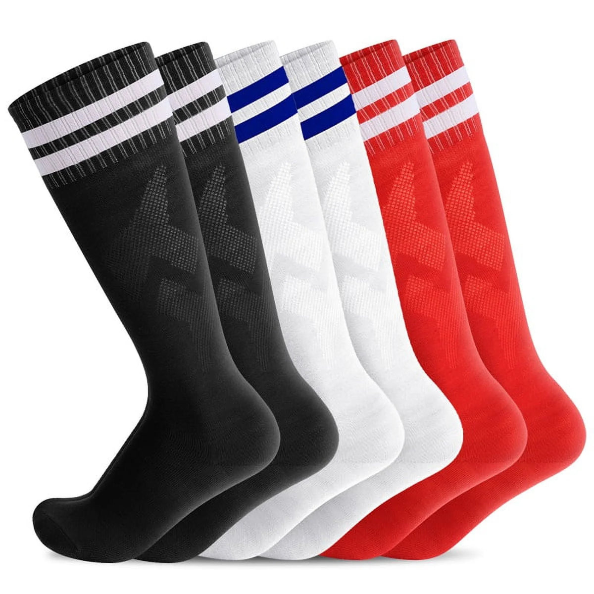 3 Pairs Kids Soccer Socks X409655