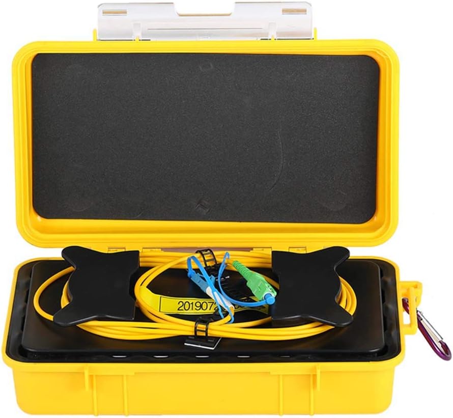 Fiber Optic OTDR Launch Cable Box Singlemode 9/125 SC/APC-LC/UPC Connector (1000M) E29517