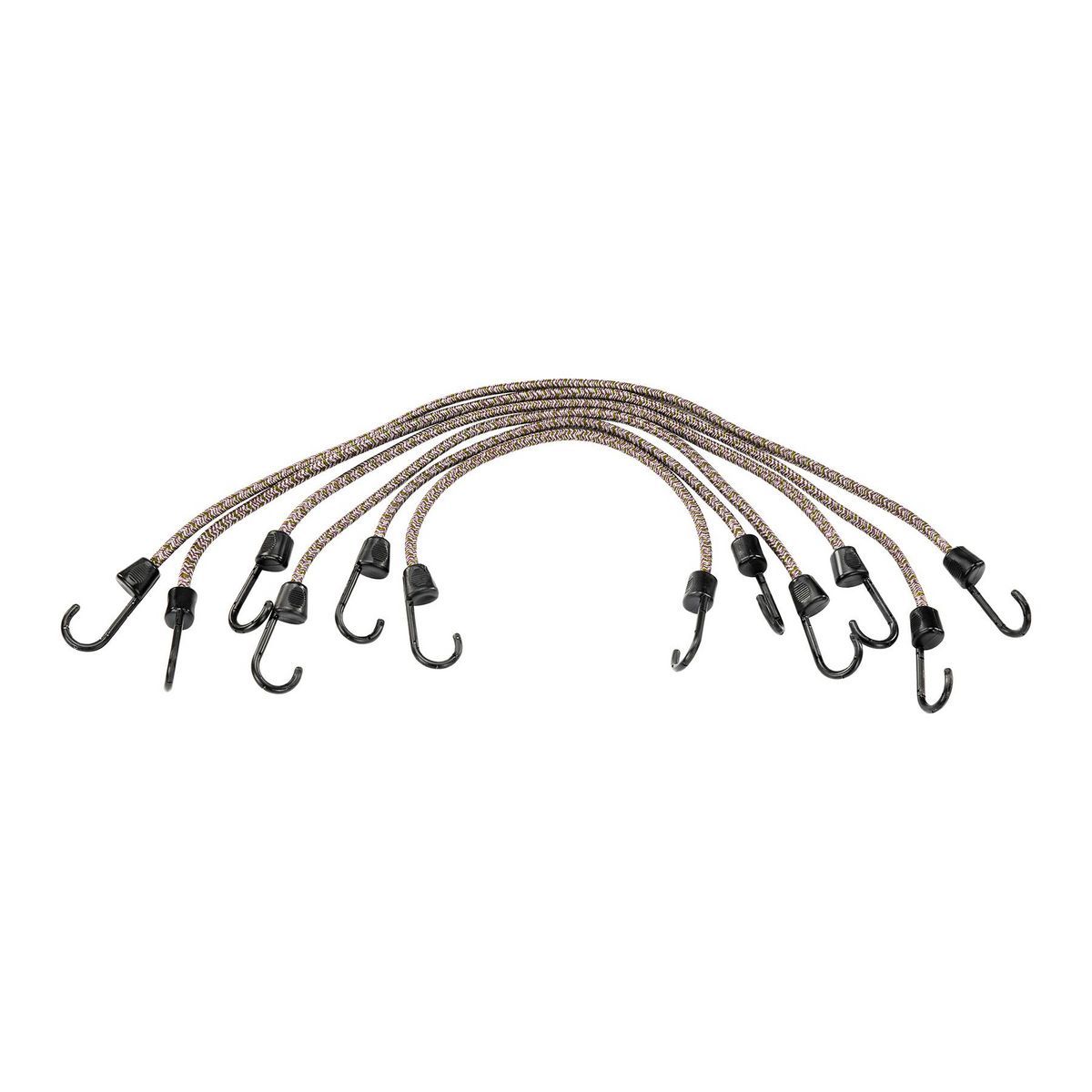Camouflage Elastic Stretch Cords, 6 Piece N90774