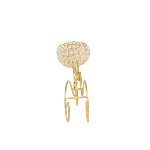 Gold-Tone Candle Holder U543