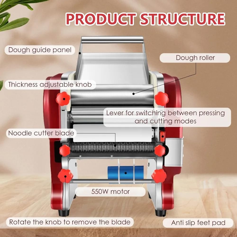 550W Automatic Stainless Steel Pasta Maker D939